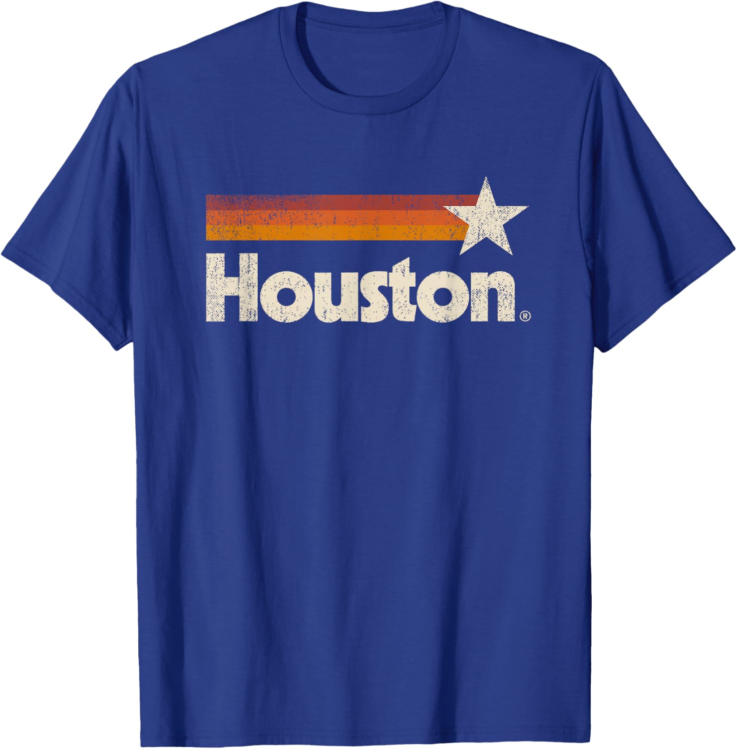 Houston Texas Houston Strong Stripes T-Shirt - T-Shirt | Royal