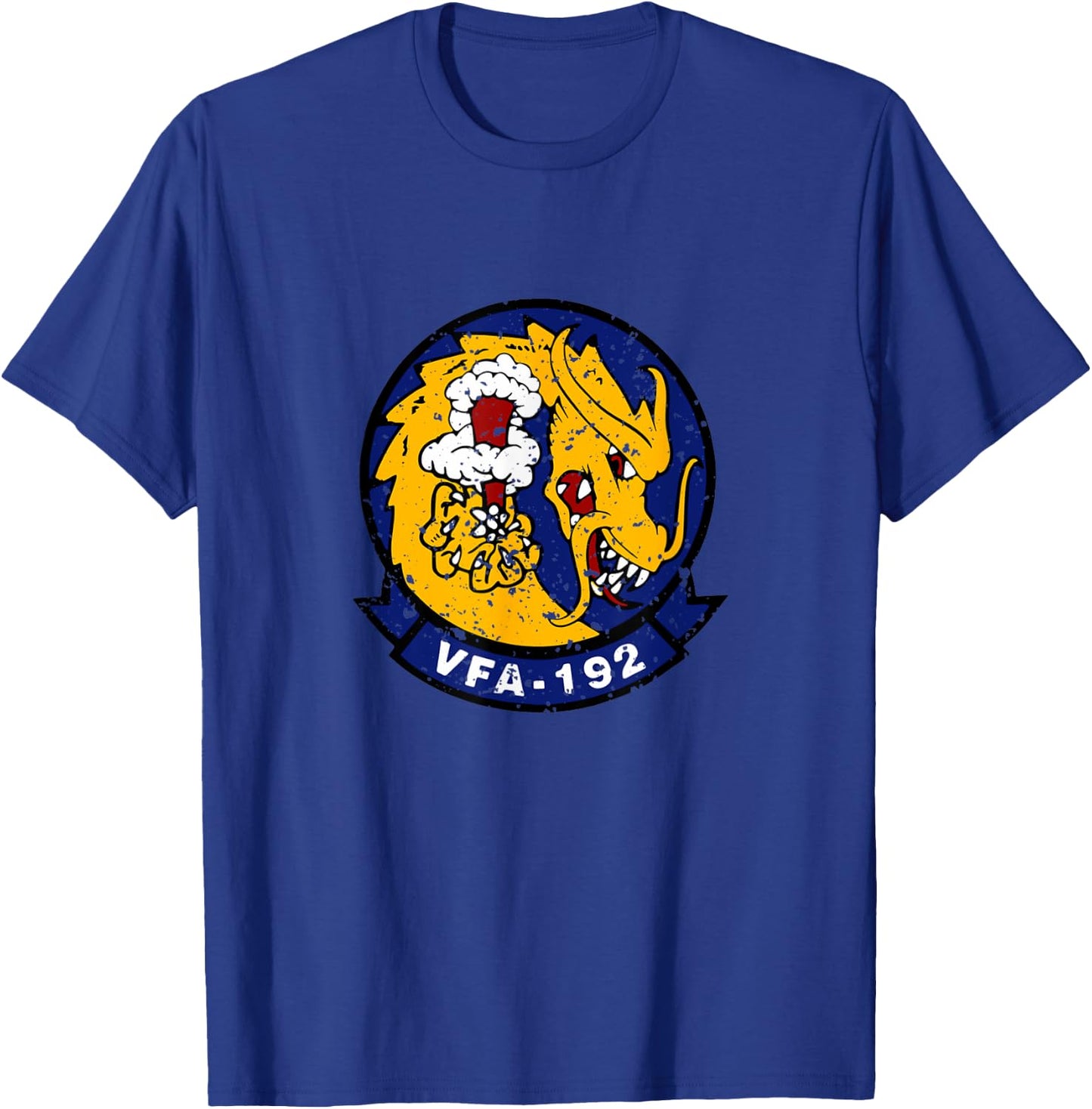 VFA-192 World Famous Golden Dragons Vintage Veteran Day Xmas T-Shirt - T-Shirt | Royal