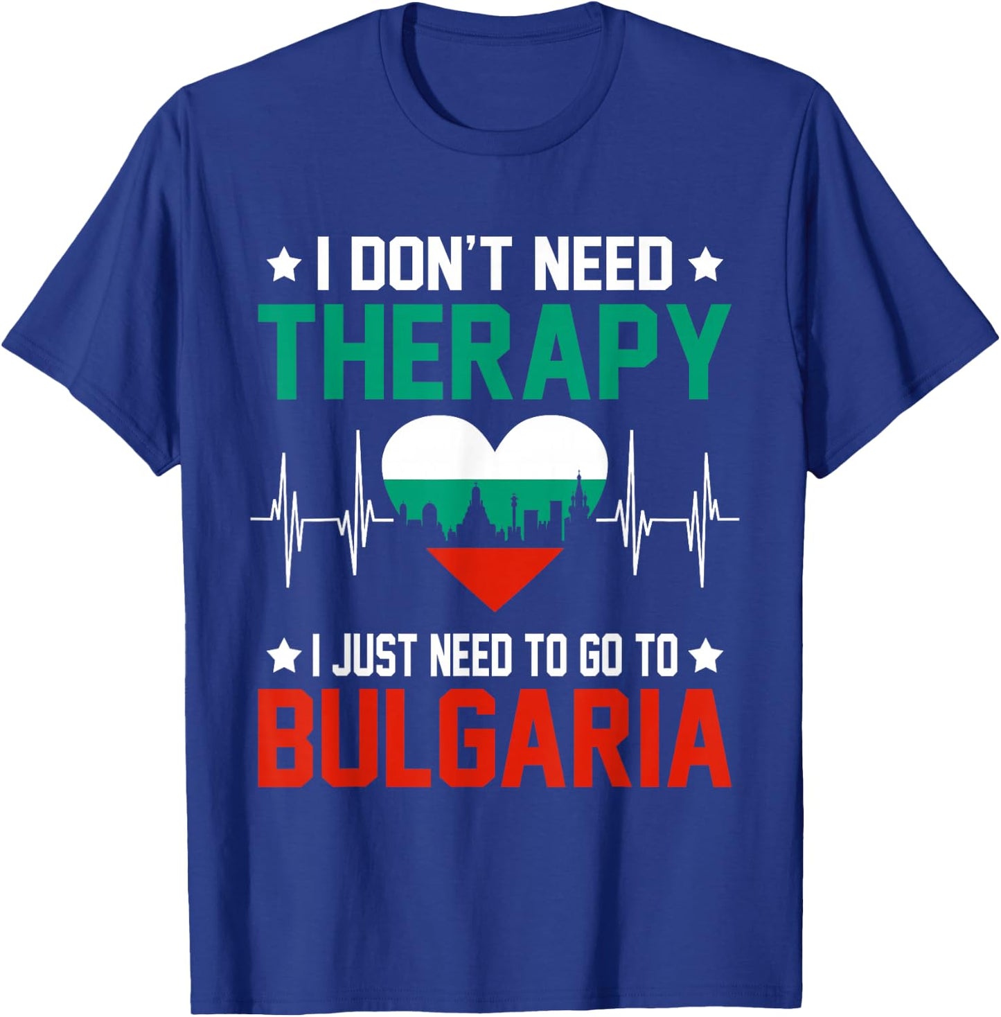 Funny Bulgaria Flag Roots Bulgaria Bulgarian T-Shirt - T-Shirt | Royal