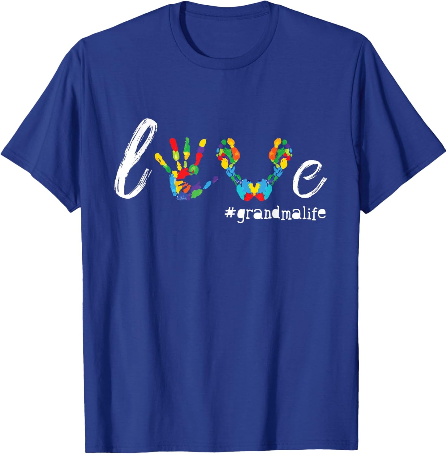 Love Grandma Life Grandmalife Mother Grandparent Shirt T-Shirt - T-Shirt | Royal