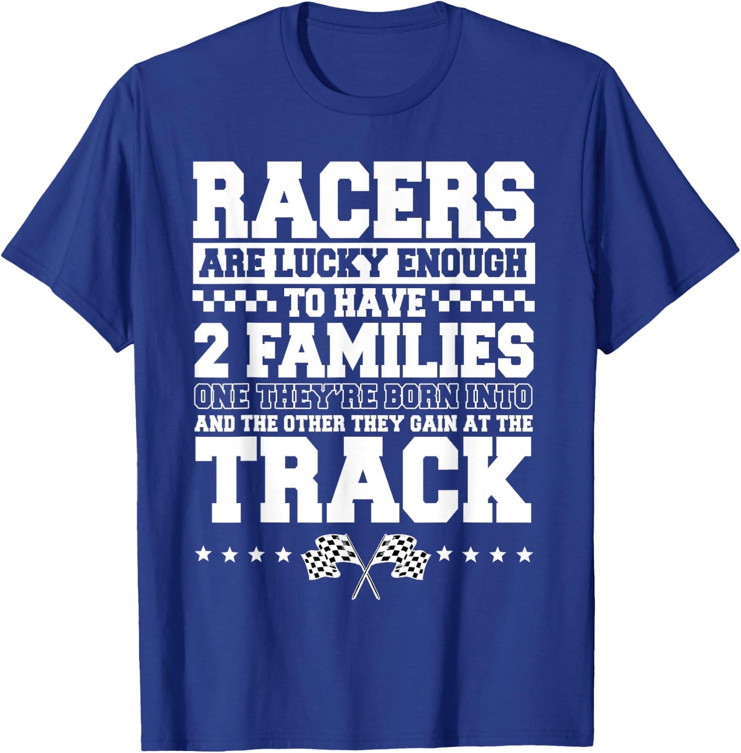 Dirt Track Racing Automobile Race Bike Car Racers Motocross Small T-Shirt - T-Shirt | Royal