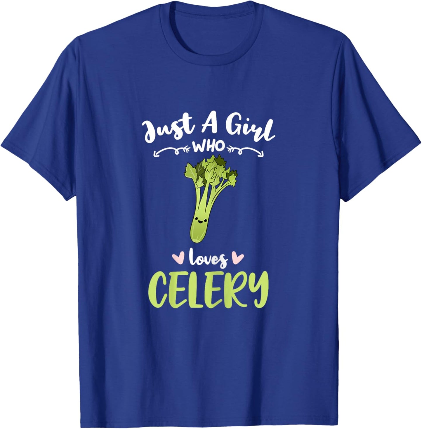Just A Girl Who Loves Celery T-Shirt - T-Shirt | Royal
