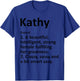 KATHY Definition Personalized Name Funny Christmas Gift T-Shirt - T-Shirt | Royal