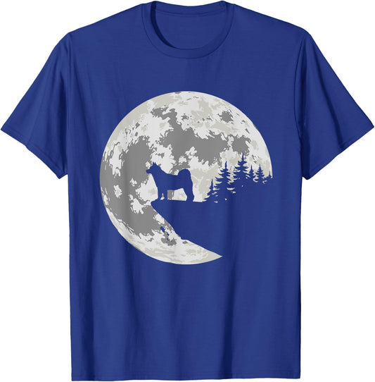 AKITA Dog Halloween Design Apparel Women Kids T-Shirt - T-Shirt | Royal