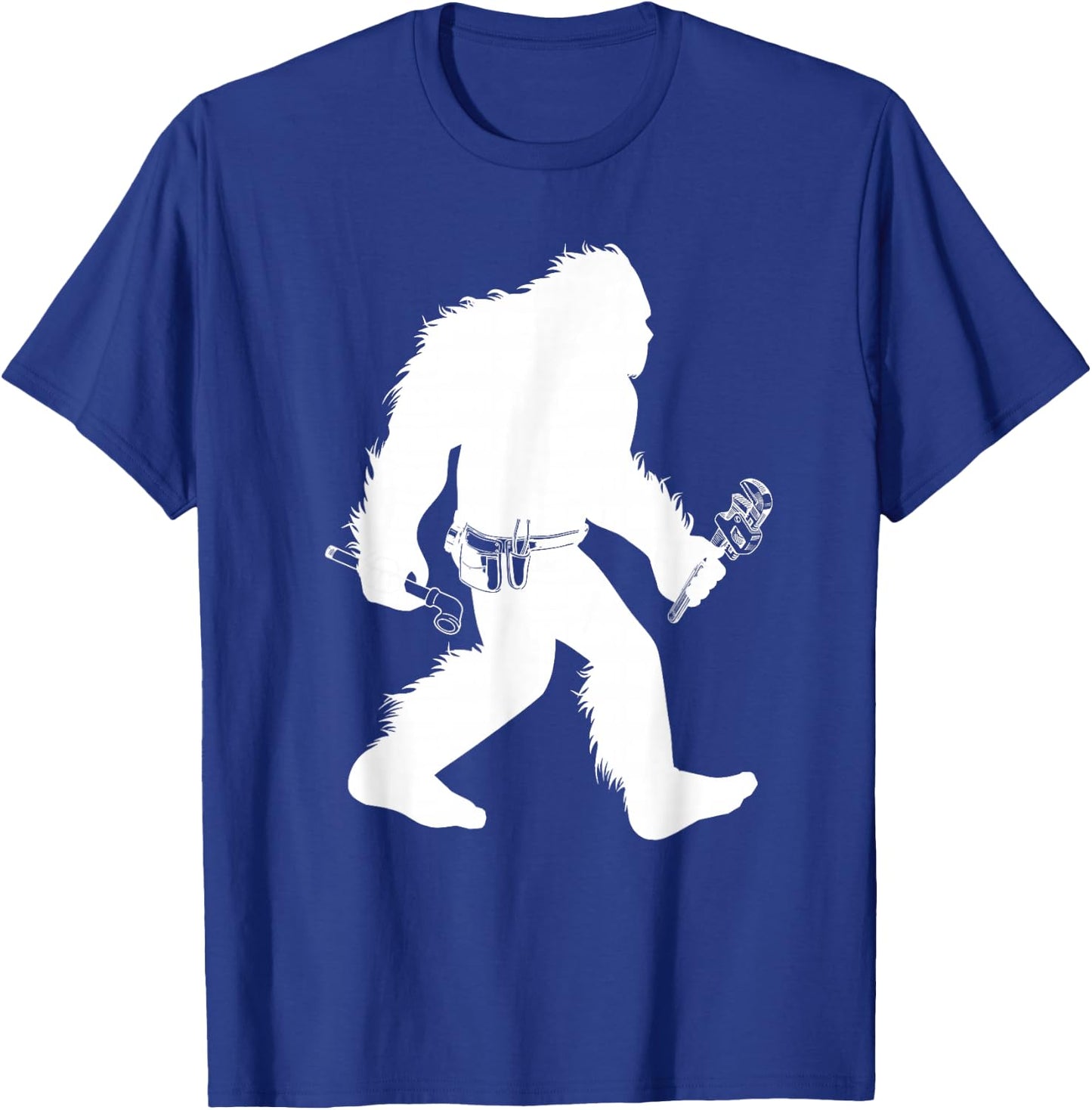 Bigfoot Pipefitter Cryptid Welder Sasquatch Steamfitter T-Shirt - T-Shirt | Royal