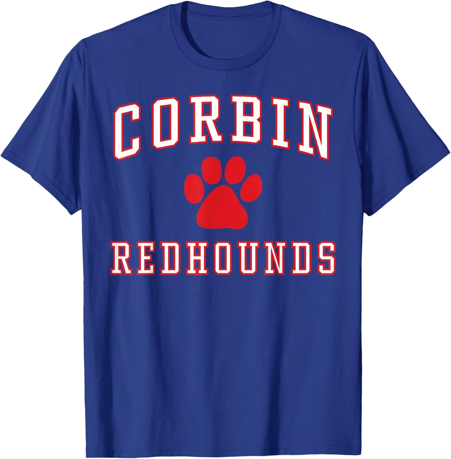 Corbin High School Redhounds C1 T-Shirt - T-Shirt | Royal