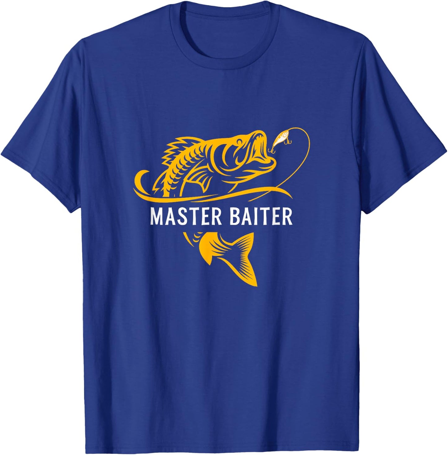 Master Baiter - Funny Fishing T-Shirt - T-Shirt | Royal