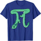 Dragon In The Shape Of Pi Math Teacher Women Girls Kids T-Shirt - T-Shirt | Royal