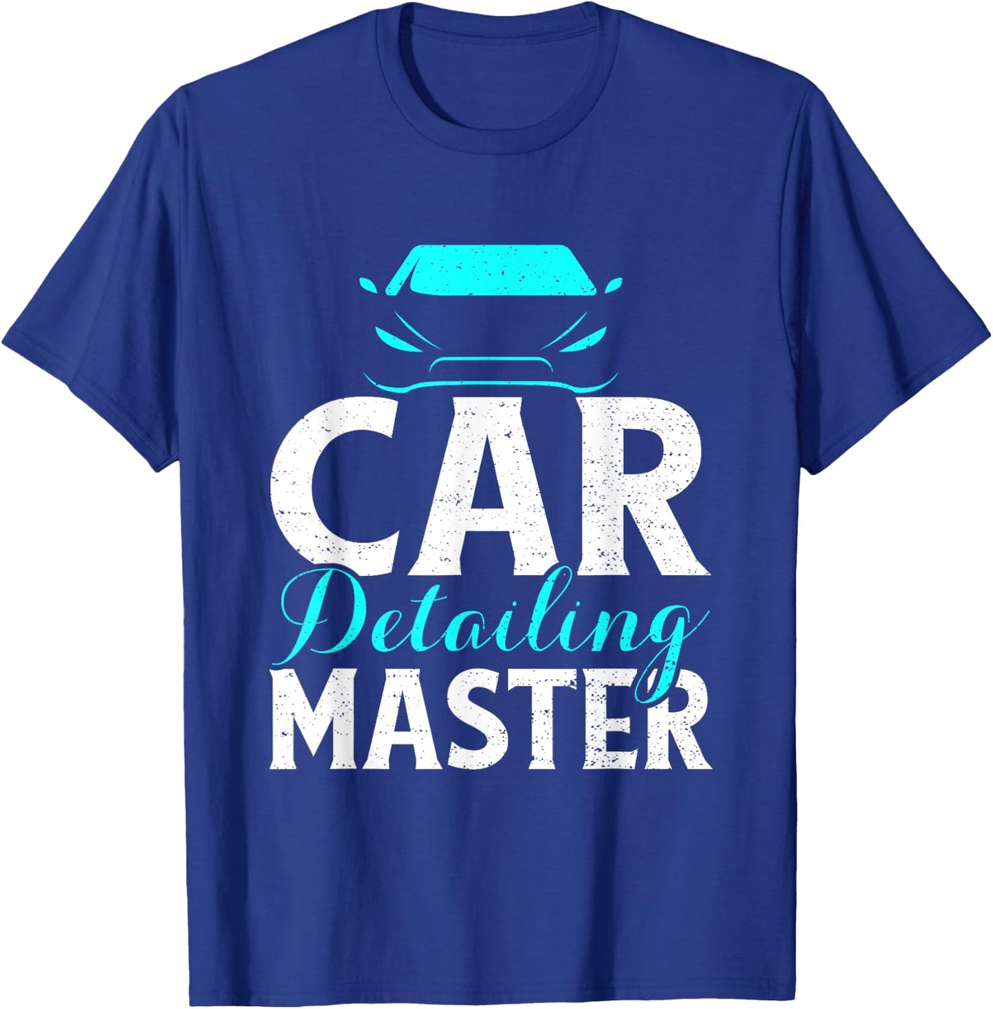 Funny Retro Vintage Auto Repair Car Detailing Master T-Shirt - T-Shirt | Royal