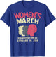 March Washington DC Shirt January 19 2019 Heads T-Shirt - T-Shirt | Royal