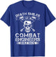 Death Smiles At Us All Combat Engineers Smile Back Veteran T-Shirt - T-Shirt | Royal