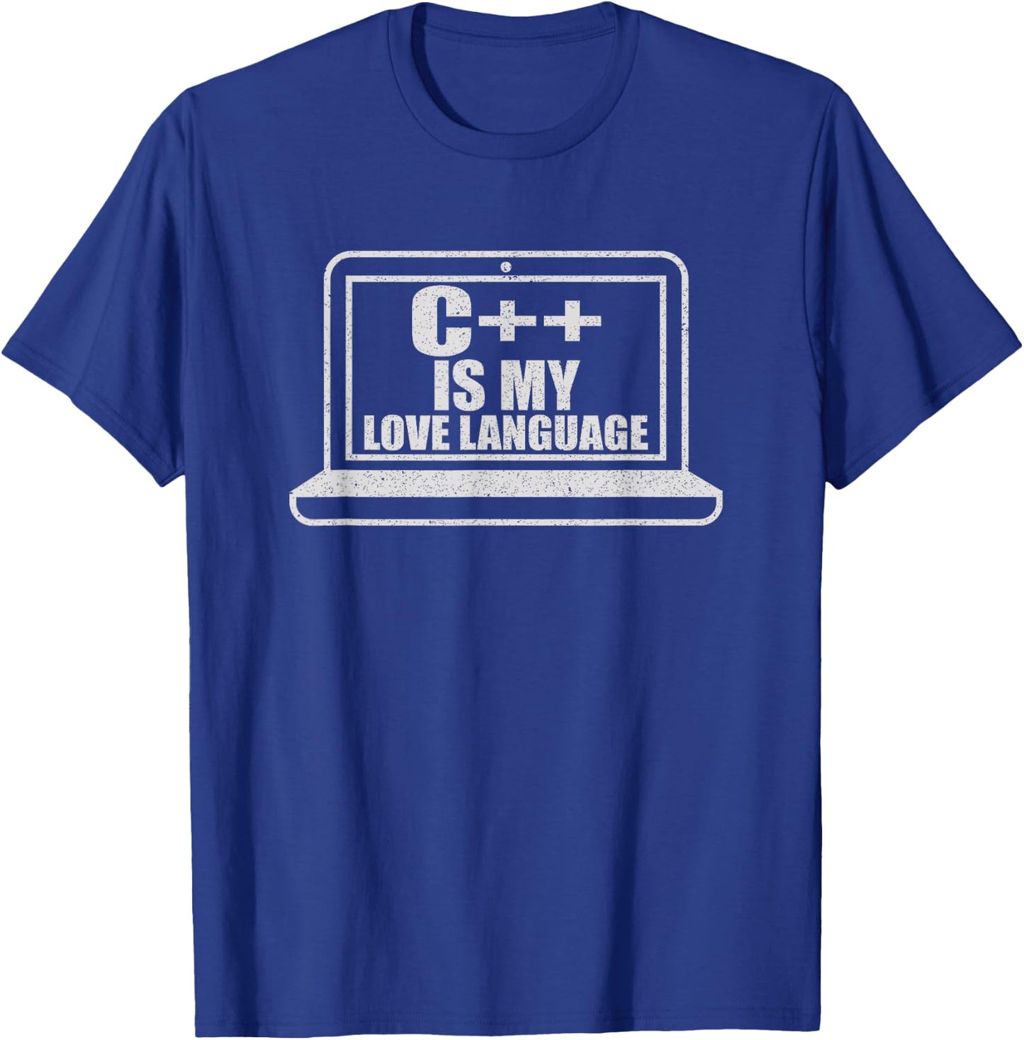 C++ is My Love Language Nerdy Programming T-Shirt - T-Shirt | Royal