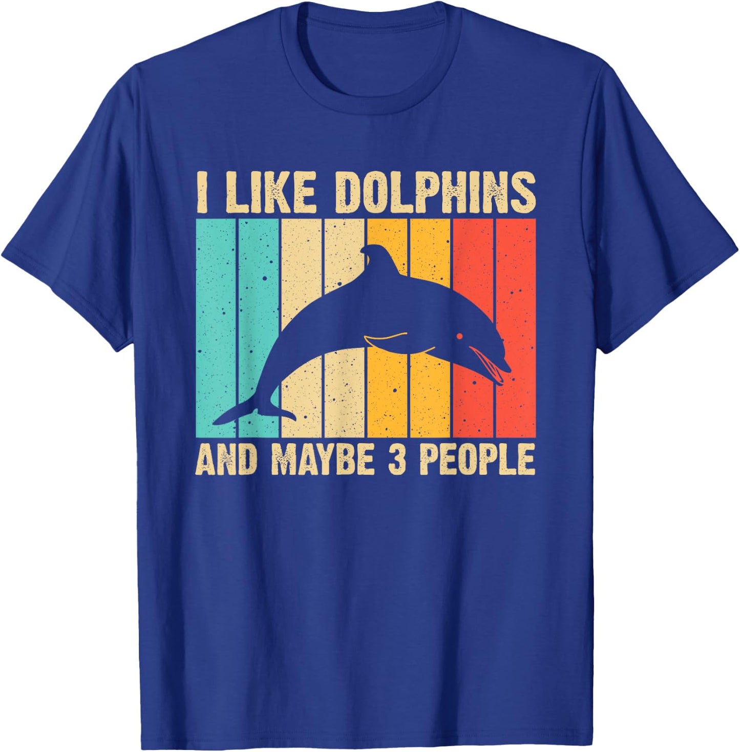 Funny Dolphin Design Women Dolphin Lover Beluga Fish T-Shirt - T-Shirt | Royal