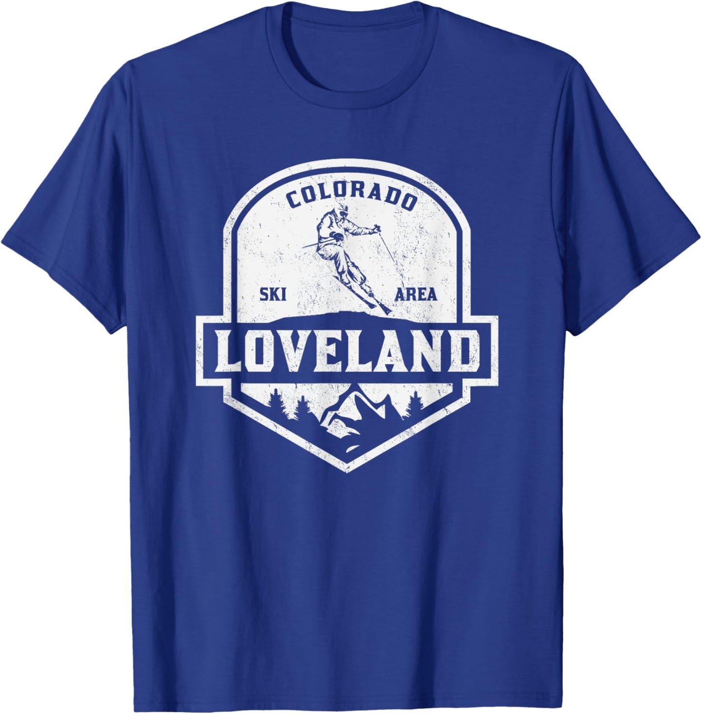 Loveland Colorado Ski Area T-Shirt - T-Shirt | Royal