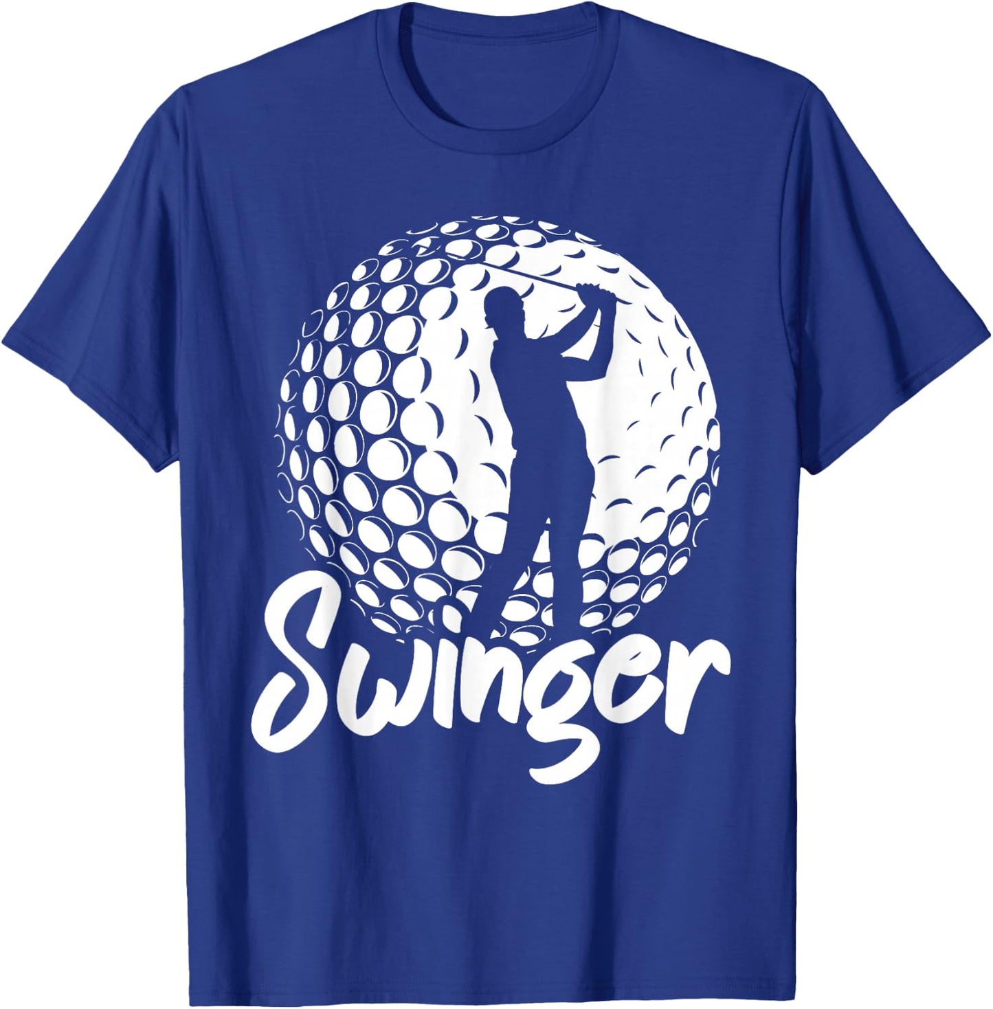 Swinger Golfer Golf T-Shirt - T-Shirt | Royal