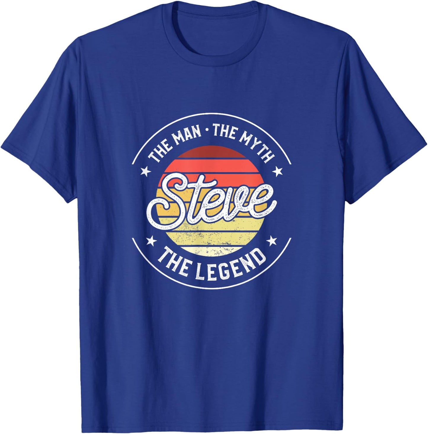 Steve The Man The Myth The Legend T-Shirt - T-Shirt | Royal