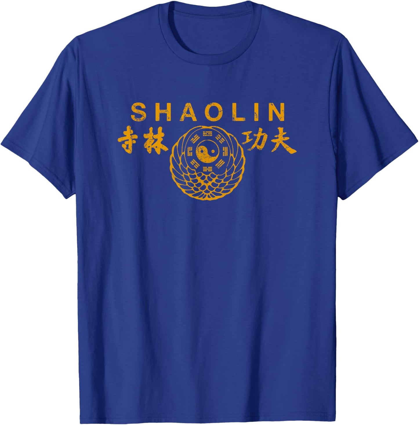 Shaolin Kung Fu Chinese Martial Arts T-Shirt - T-Shirt | Royal