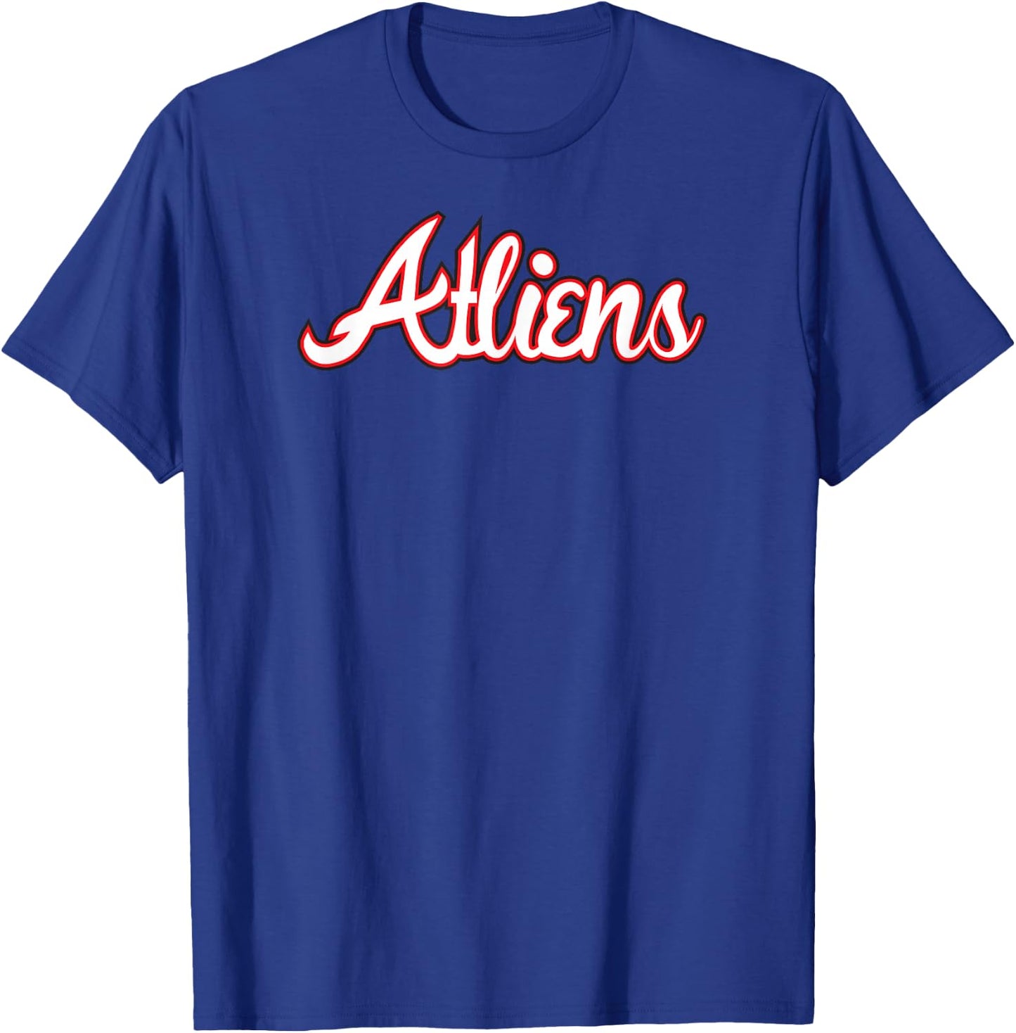 ATLiens Atlanta Script Logo T-Shirt - T-Shirt | Royal