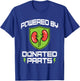 Powered By Donated Parts - Organ Transplant Kidney Surgery T-Shirt - T-Shirt | Royal