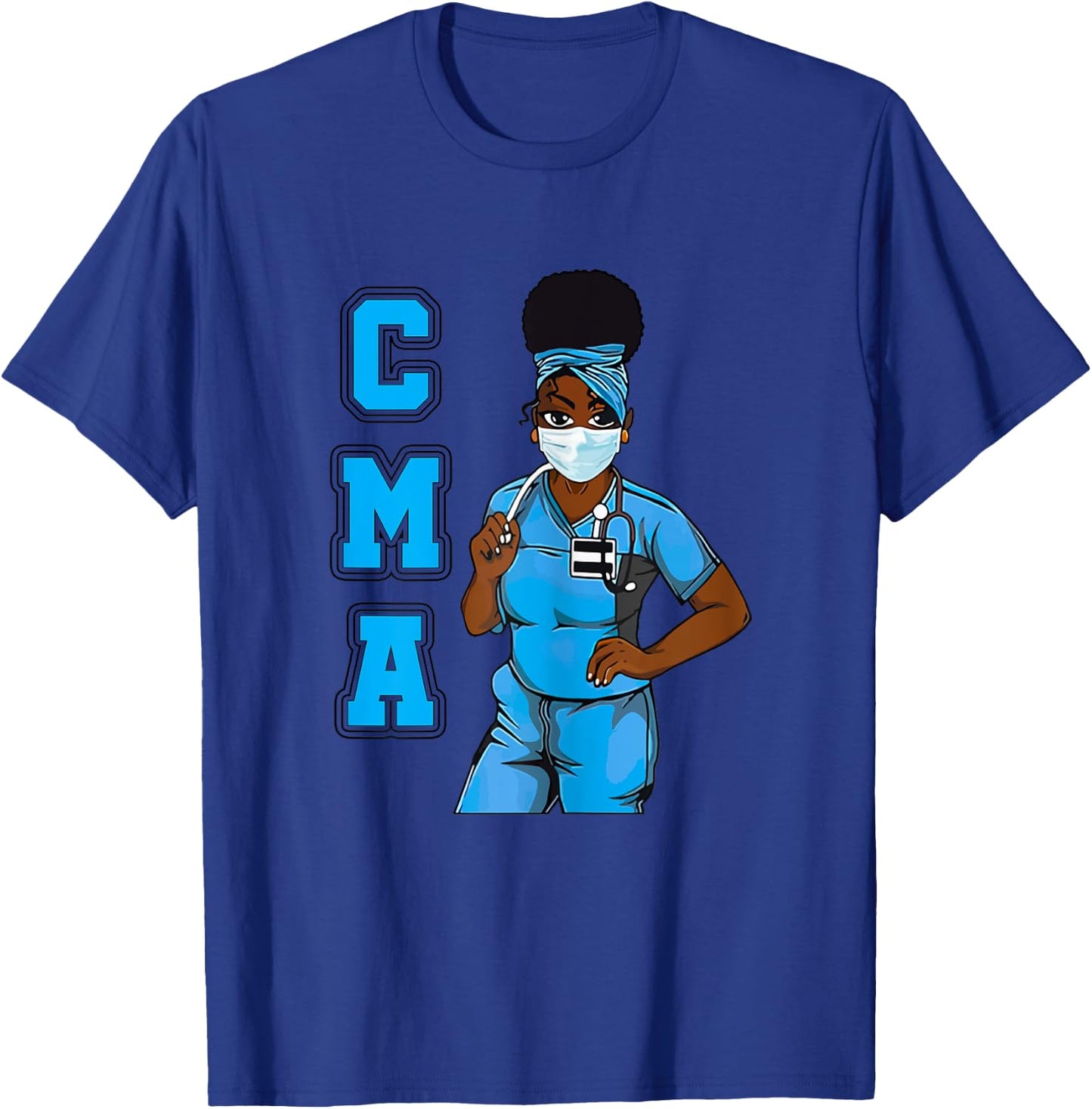 Black-CMA Magic Afro Girl Pride T-Shirt - T-Shirt | Royal