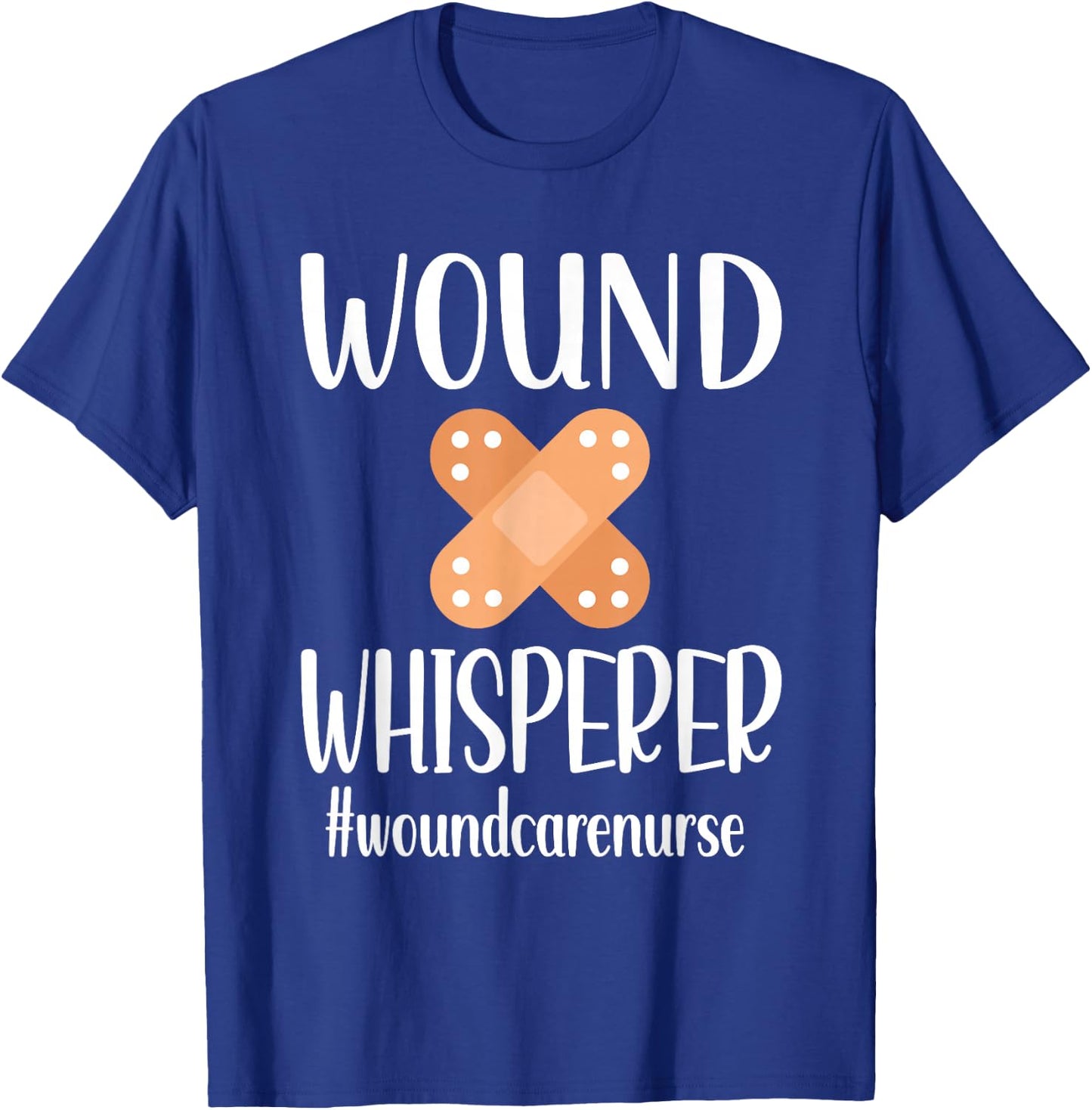 Wound Whisperer | Wound Care Nurse RN Wound Care Nursing T-Shirt - T-Shirt | Royal