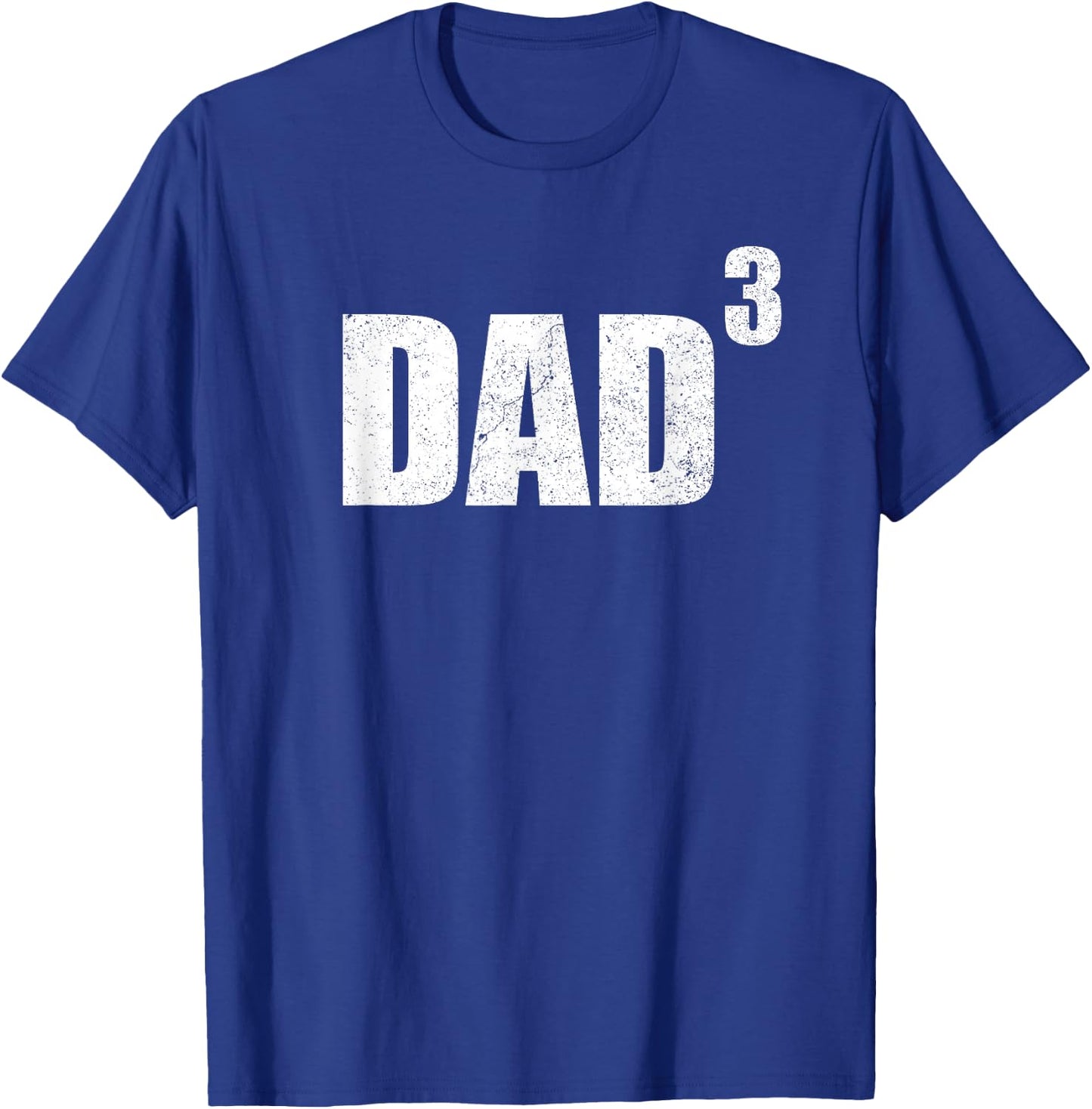 Dad Cubed Shirt Thired Pregnancy Announcement Shirt 3 Kid T-Shirt - T-Shirt | Royal