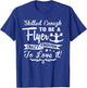 Crazy Enough To Love It! Cheer Flyer Shirts T-Shirt - T-Shirt | Royal
