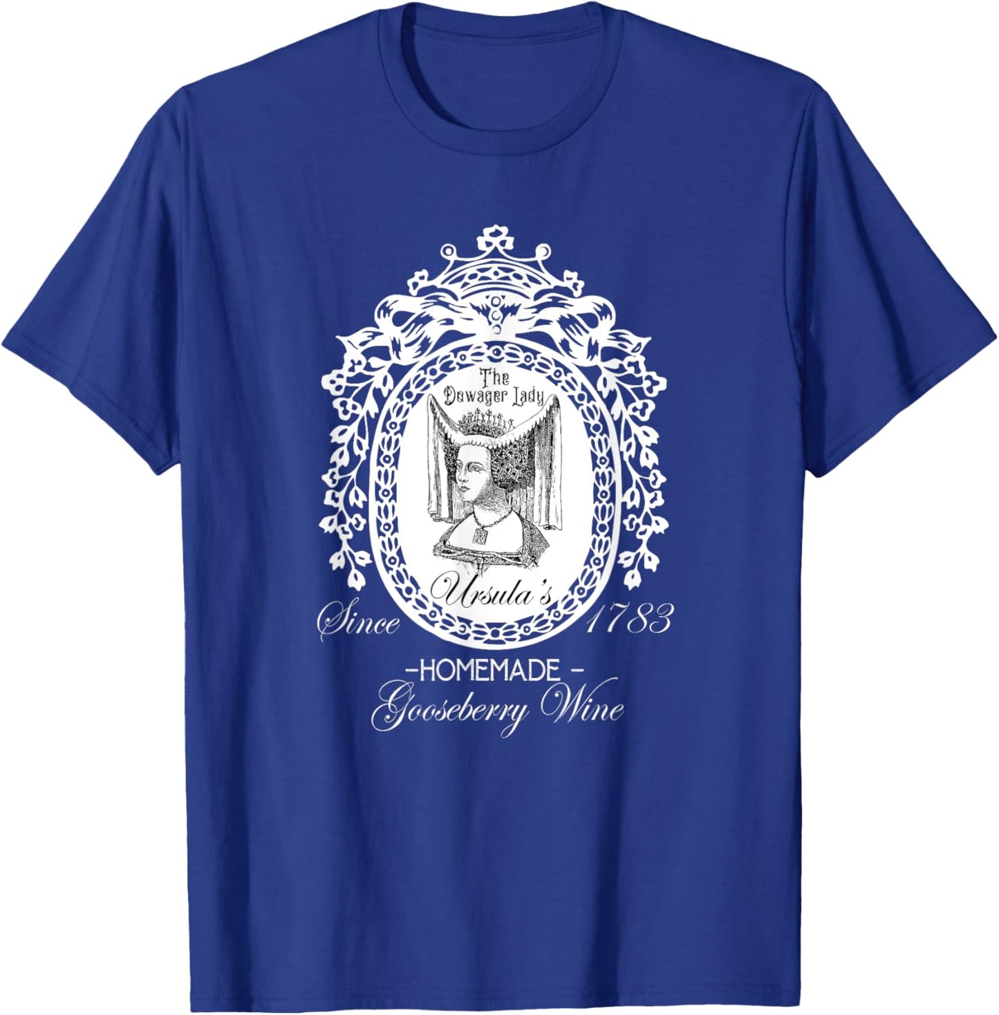 The Dowager Lady Ursula's Homemade Gooseberry Wine Hyacinth T-Shirt - T-Shirt | Royal