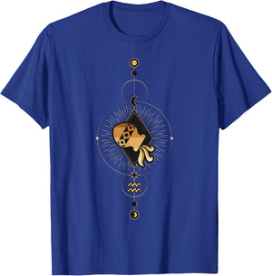 Aquarius Zodiac Sign Black History Month BLM Horoscope T-Shirt - T-Shirt | Royal