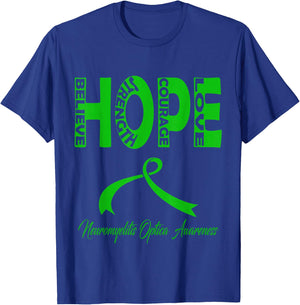 neuromyelitis optica Awareness T-Shirt - T-Shirt | Royal