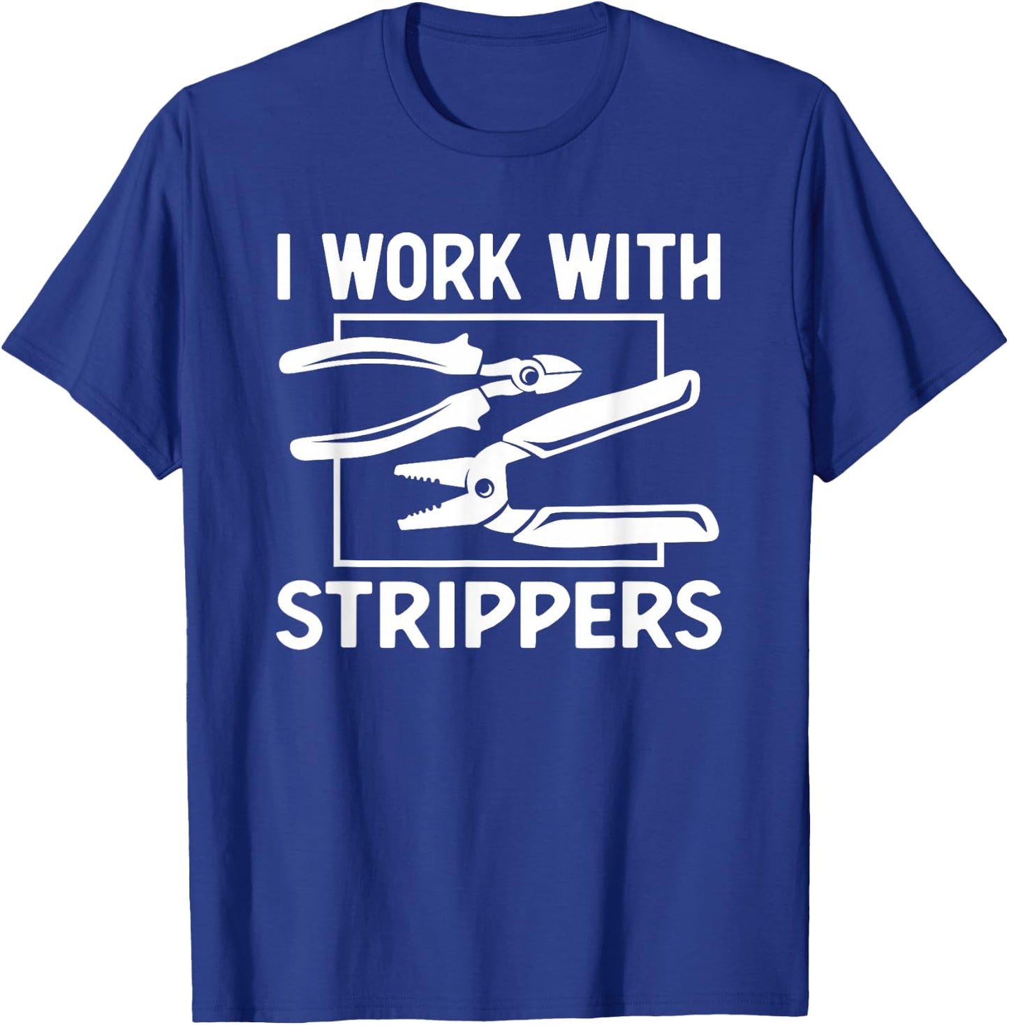 Funny Electrician Art Dad Electronics Engineer Humor T-Shirt - T-Shirt | Royal