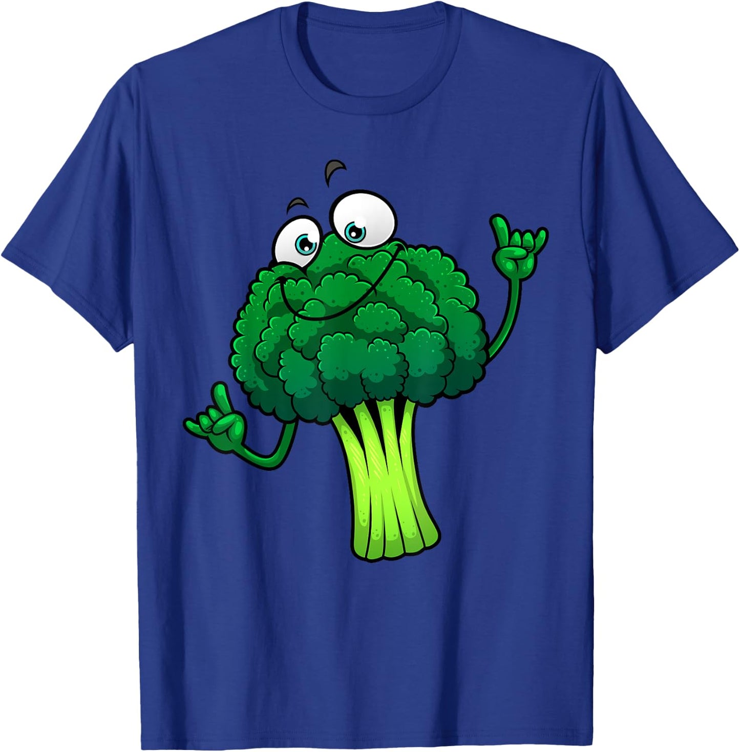Funny Broccoli Lover Designs Women Vegetarian Foodie T-Shirt - T-Shirt | Royal