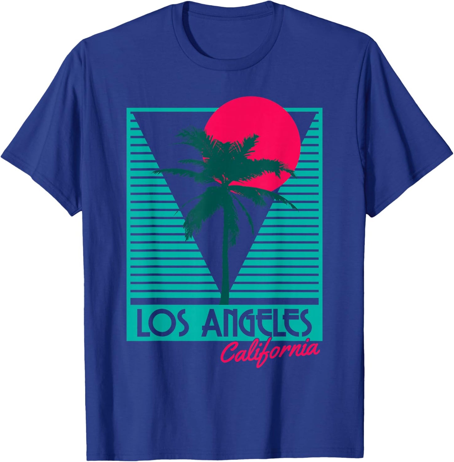 Los Angeles Vintage California USA America Souvenir T-Shirt - T-Shirt | Royal
