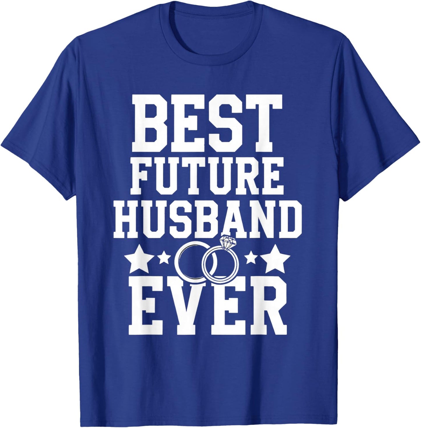 Future Husband Fiancé Fiancee Couple Wedding Newly Engaged T-Shirt - T-Shirt | Royal