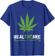 HEALTHCARE Funny THC Pot Leaf Support Medical Marijuana Weed T-Shirt - T-Shirt | Royal