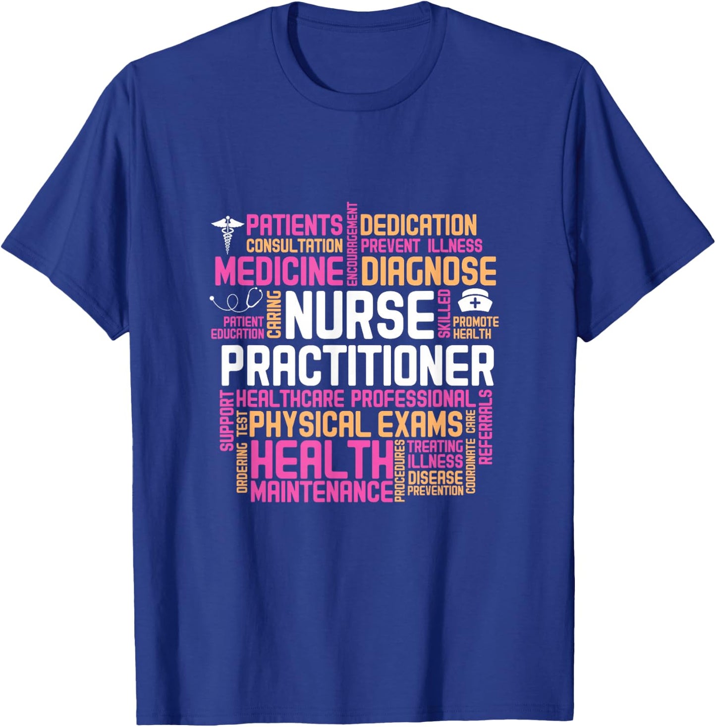 Nurse Practitioner NP Medicine Health Care T-Shirt - T-Shirt | Royal