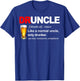 Vintage Druncle Funkle Beer Funny For Drunk Uncle T-Shirt - T-Shirt | Royal