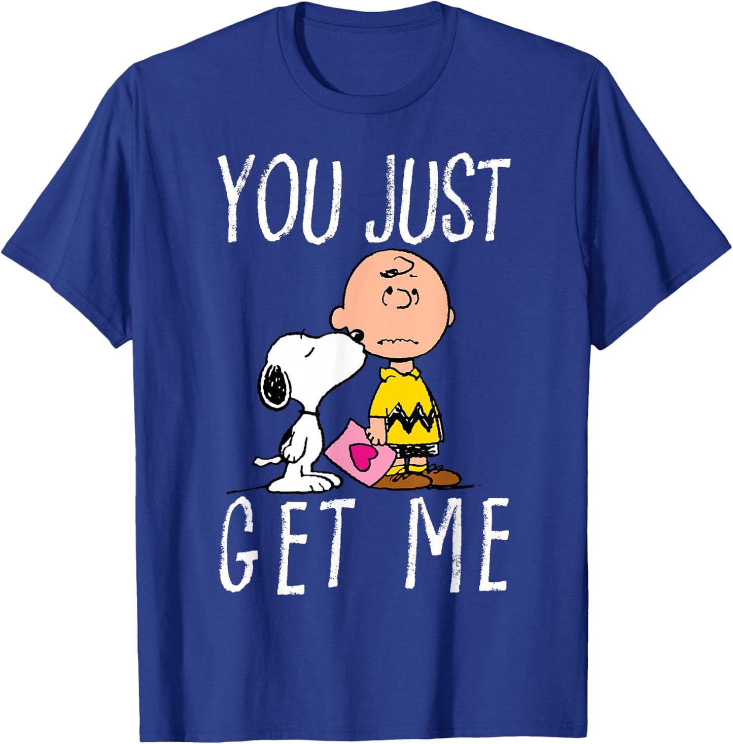 Peanuts Charlie Brown and Snoopy You Just Get Me T-Shirt - T-Shirt | Royal