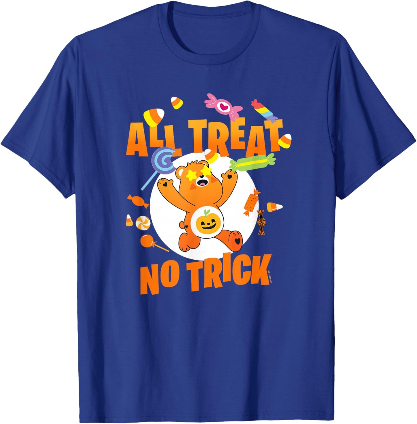 Care Bears Halloween Trick-or-Sweet Bear All Treat No Trick T-Shirt - T-Shirt | Royal