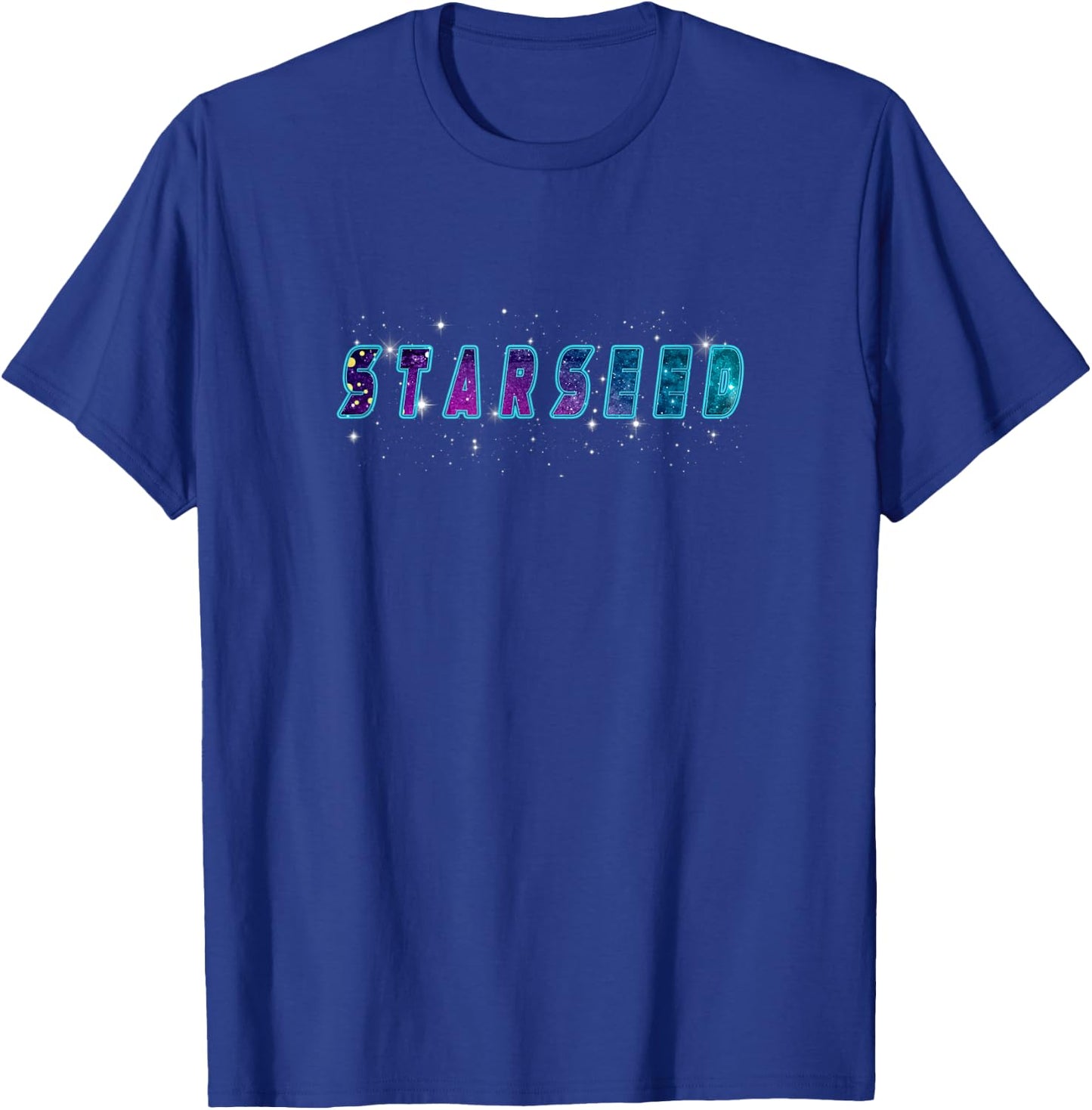 Galaxy Nebula Universe Aesthetic Indigo Starseed T-Shirt - T-Shirt | Royal