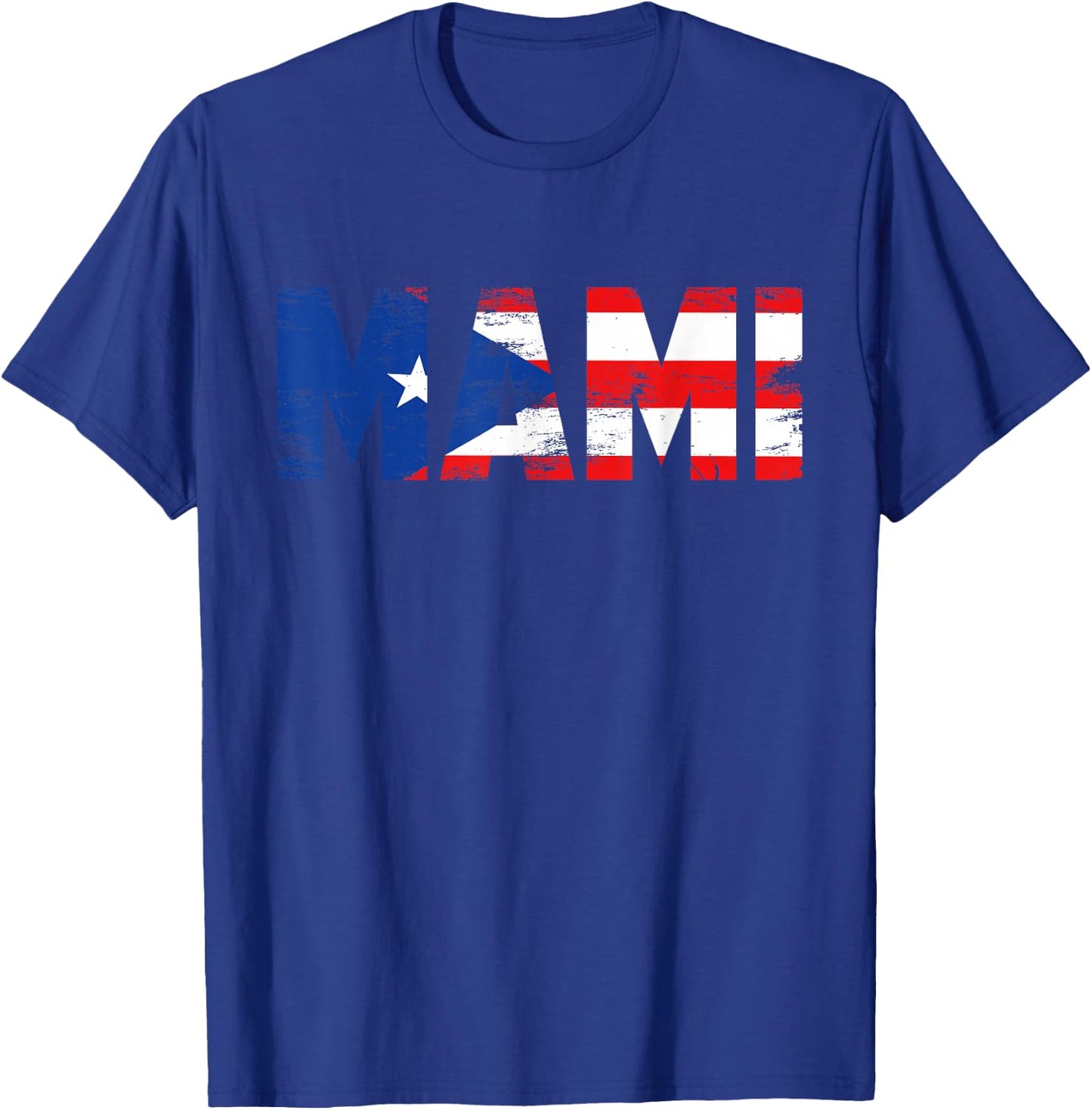 Mami Puerto Rico Flag Pride Mothers Day Puerto Rican Women Small T-Shirt - T-Shirt | Royal