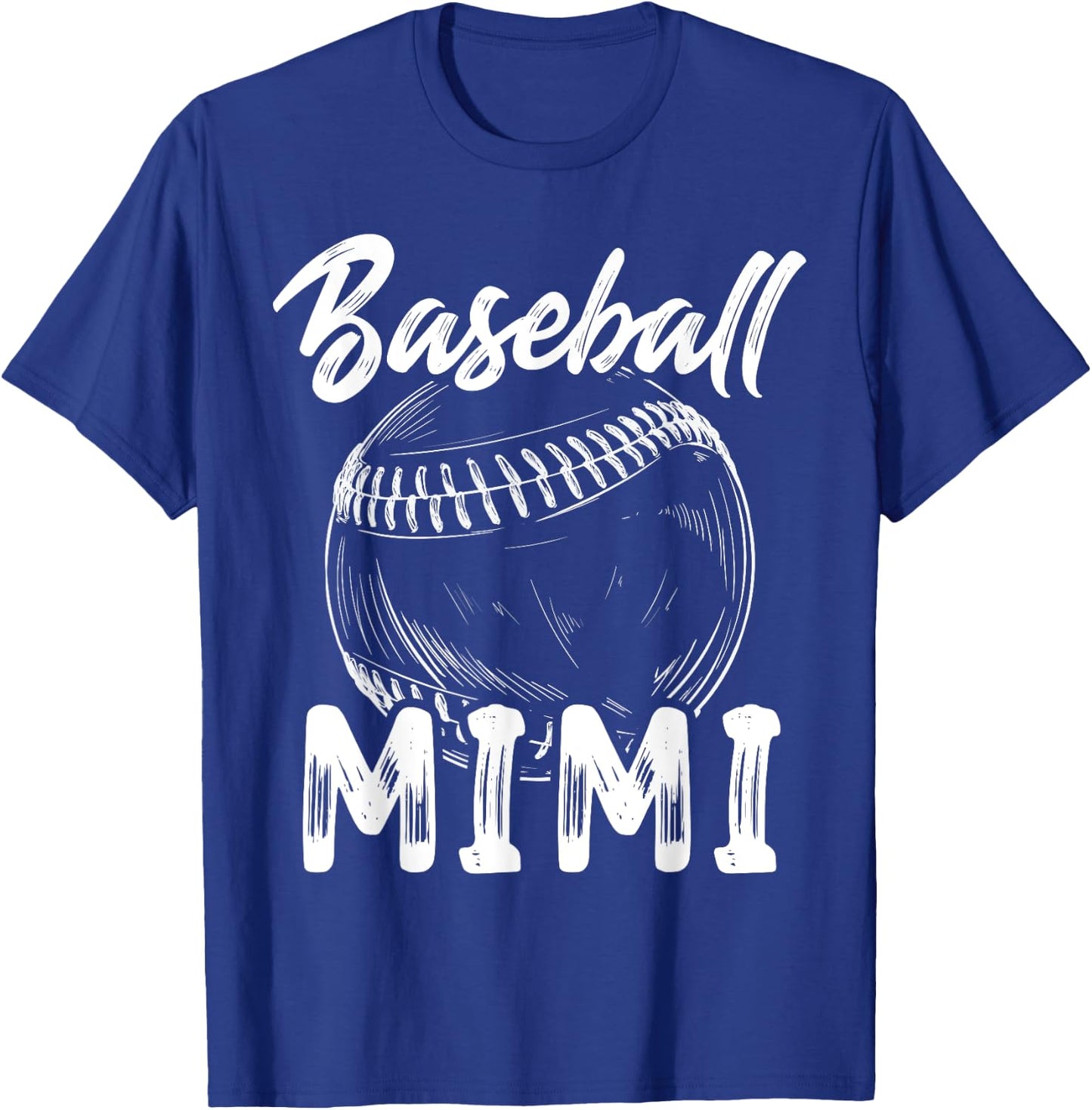 Baseball Mimi Family Matching Players Team Nana T-Shirt - T-Shirt | Royal