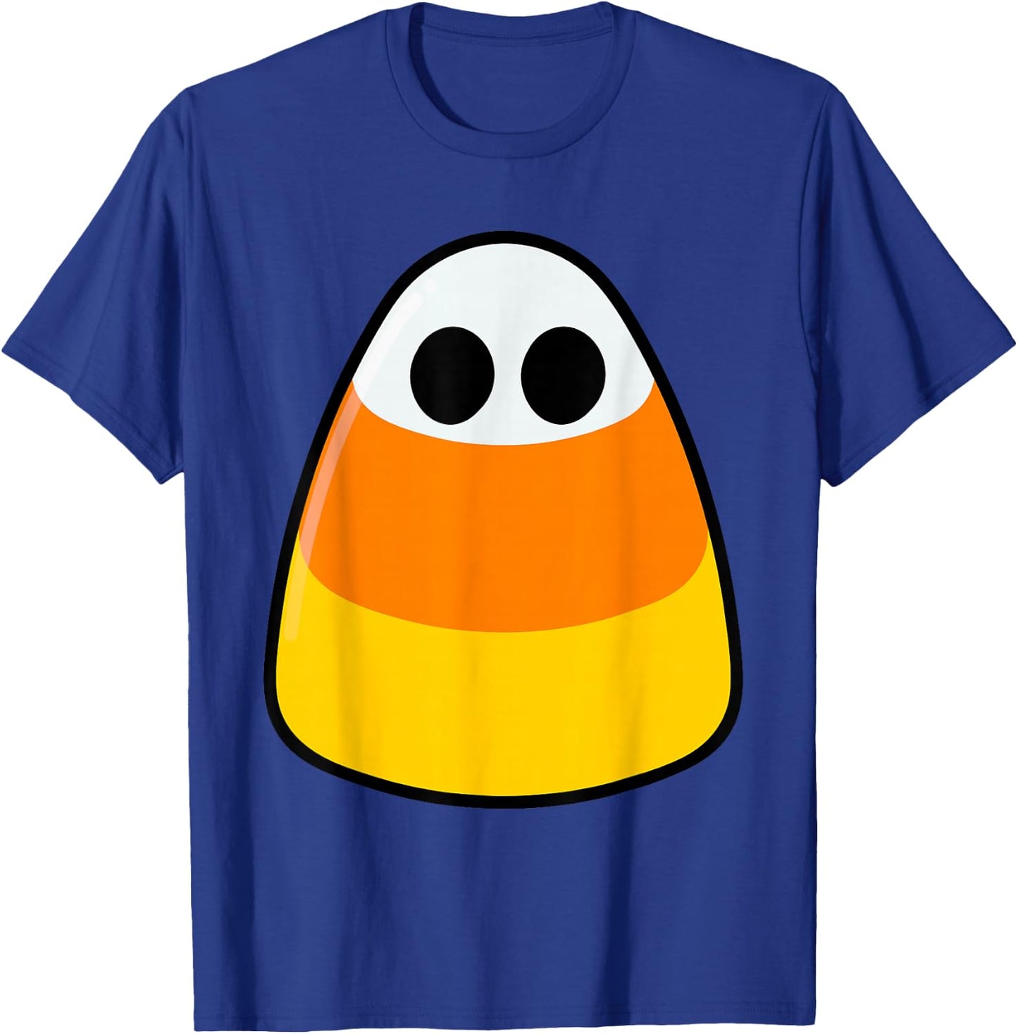 Candy Corn Ghost Costume Funny Lazy Halloween Cute Ghostie T-Shirt - T-Shirt | Royal