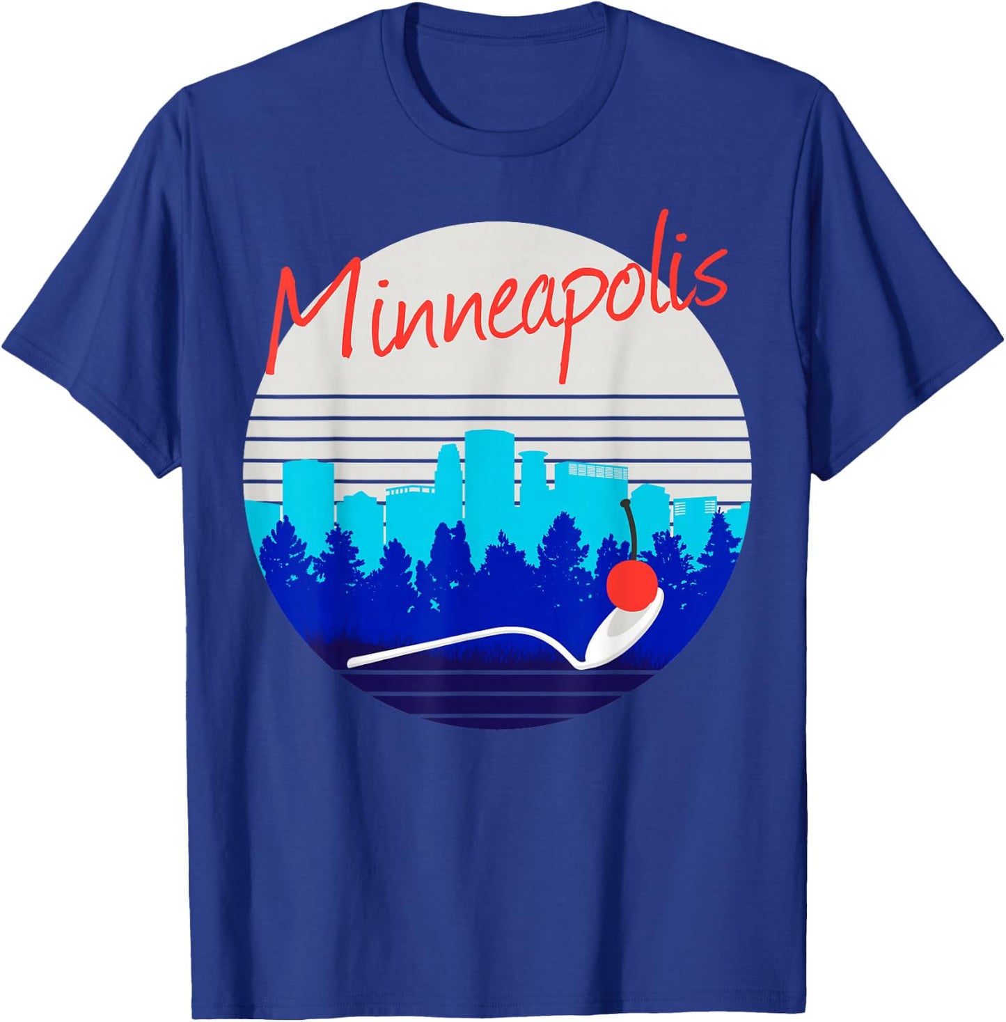Minneapolis St Paul Twin Cities Minnesota MSP Souvenir T-Shirt - T-Shirt | Royal