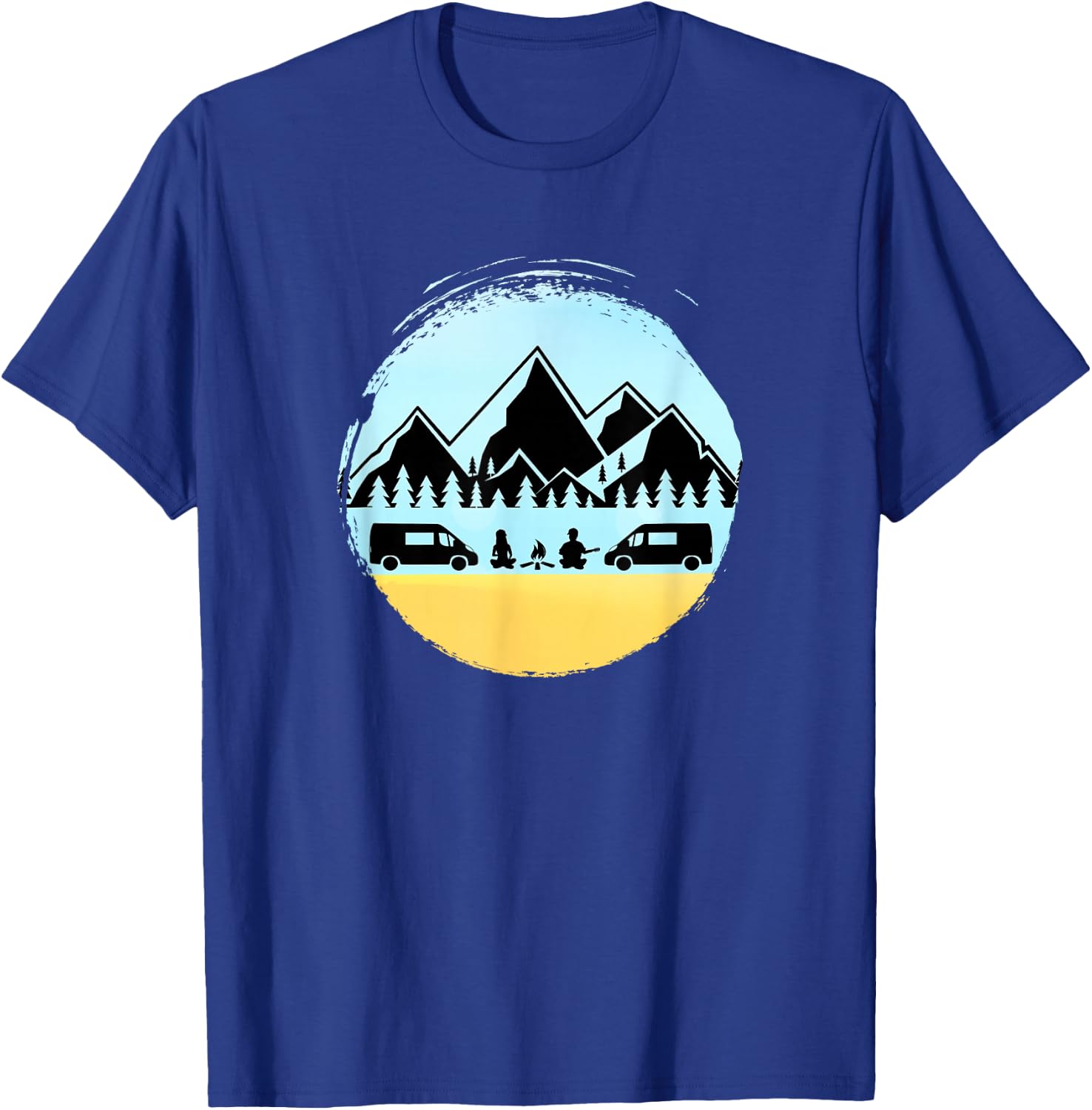 Vanlife Gathering Vanlifers Campervan Sprinter Van T-Shirt - T-Shirt | Royal