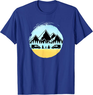Vanlife Gathering Vanlifers Campervan Sprinter Van T-Shirt - T-Shirt | Royal