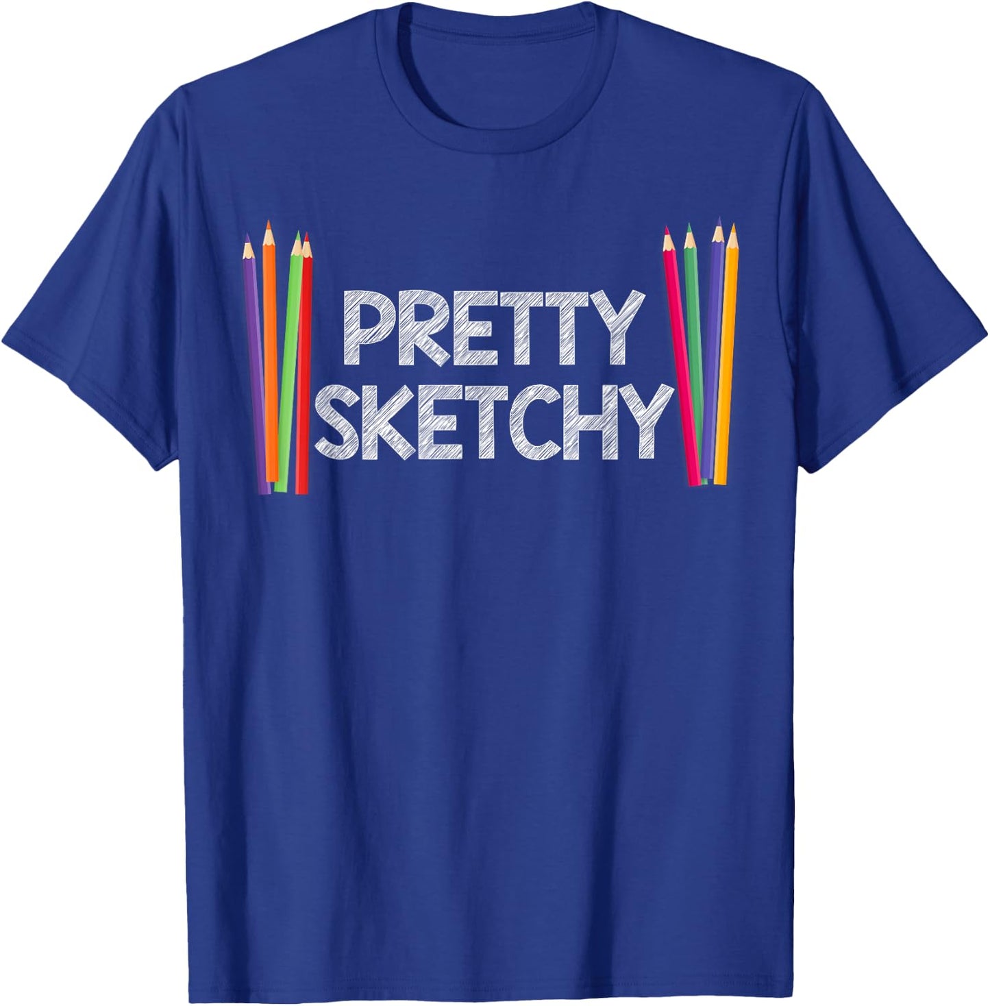 Cool Pencil Artist Art Women Drawing Sketch Painter T-Shirt - T-Shirt | Royal
