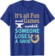 Funny Farrier Hoof Trimming Horse Shoeing Loses a Shoe T-Shirt - T-Shirt | Royal