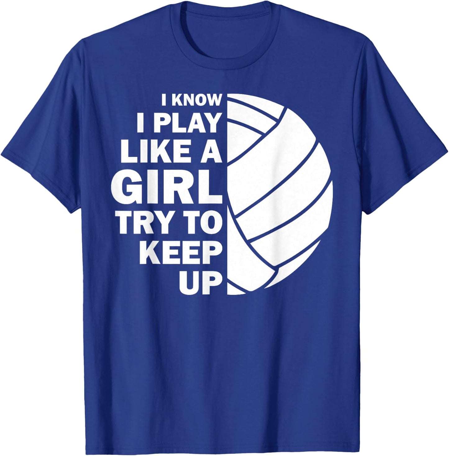 Cool Volleyball Girls Youth Volleyball Team Sports T-Shirt - T-Shirt | Royal