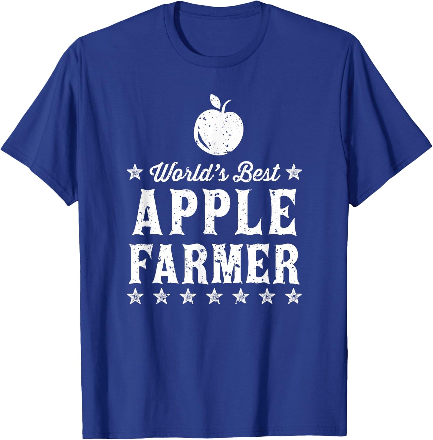 World's Best Apple Farmer T-Shirt - T-Shirt | Royal